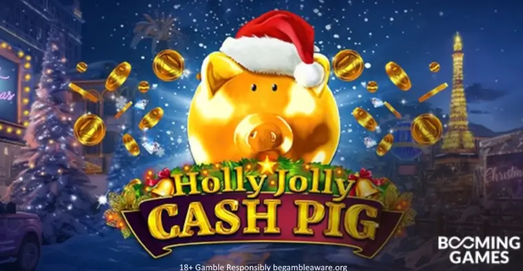 Babi Emas Membawa Hadiah Natal! Coba Holly Jolly Cash Pig